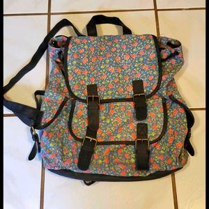 Floral backpack